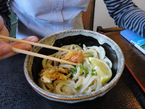 Udon noodles are about the cheapest thing to eat out